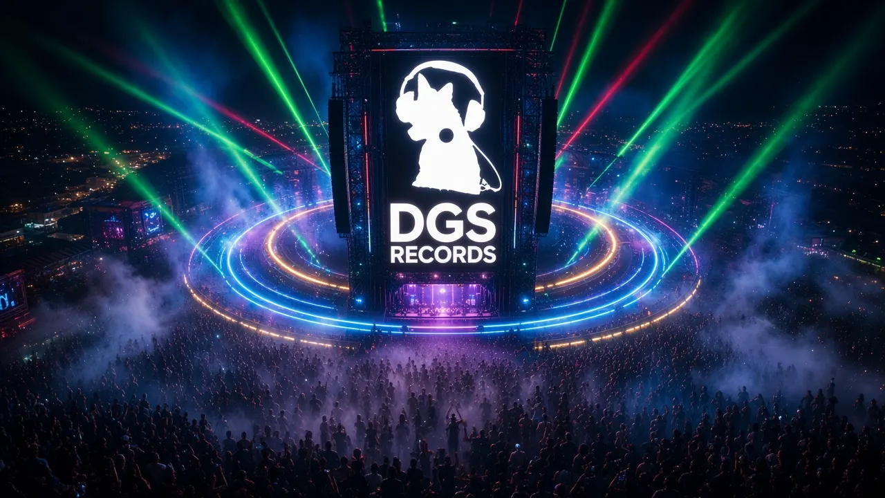 Aerial view of DGS stage tower